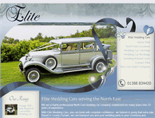 Tablet Screenshot of eliteweddingcars.co.uk